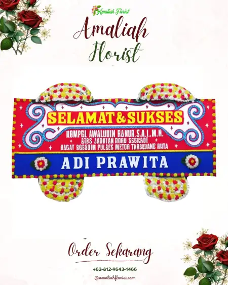 Papan Bunga Ucapan Selamat Setonorejo